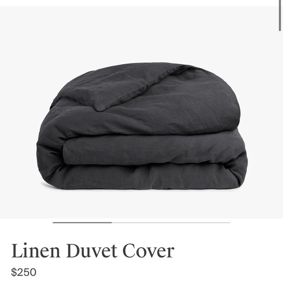 Parachute Bedding Parachute Linen Duvet Cover Coal Poshmark